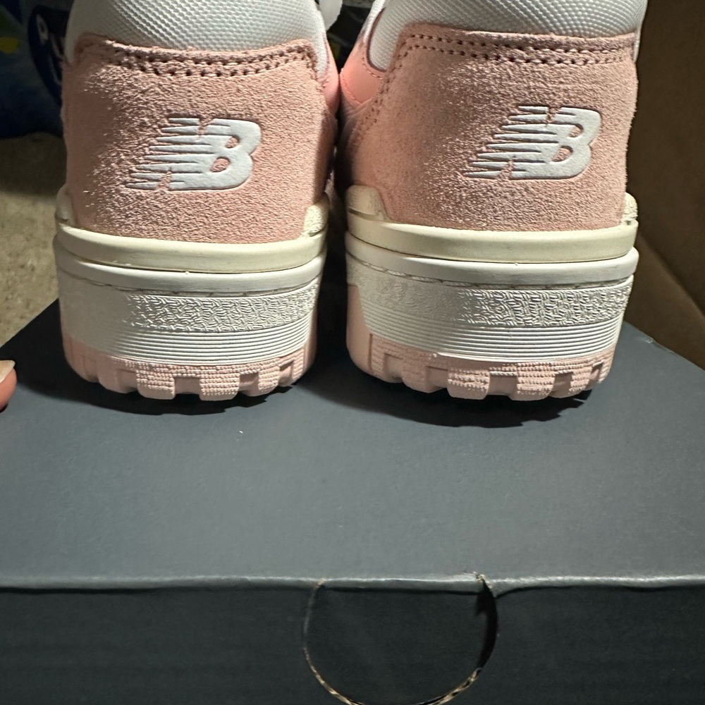 ✅New Balance 550 White Pink GSB550CD GS Size 6.5 Unisex Kids Women New Vintage - Picture 6 of 8